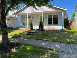 Spacious covered front porch