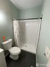 Master 3/4 bath.