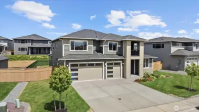 Large THREE car garage!