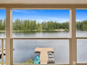 Large Deck #1 off the Living Room - soak up the views, enjoy bbqs with friends & family, watch the wildlife.