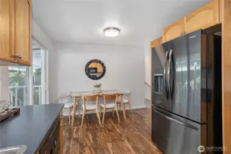 Upper deck access just off dining room
