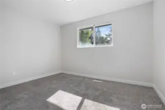 2nd upper bedroom, fresh paint & professionally cleaned carpet ready for new owner