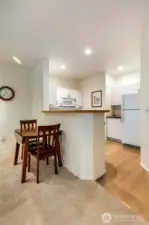 Great kitchen to entertain from.