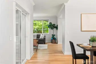 Backyard Access Off The Dining Room