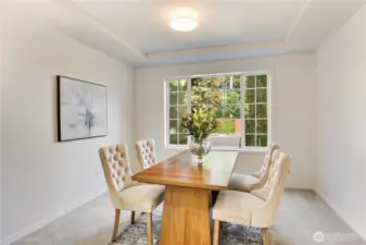 A dining room designed to flex—perfect for meals, entertaining, or multi-use needs