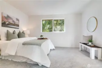 Owner's suite has a private bathroom and a super-sized walk in closet!