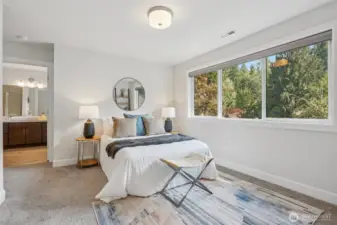 2nd floor bedroom with en suite bathroom