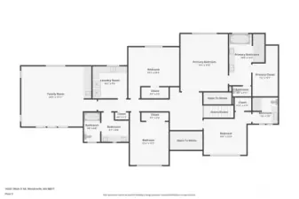 Upstairs floor plan