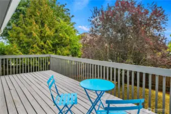 Main floor deck
