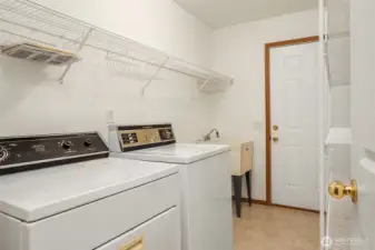 Laundry Room w Outdoor Exit