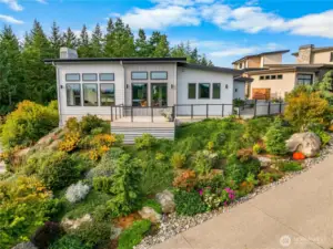 Perched at the top of The Summit with beautiful landscaping.