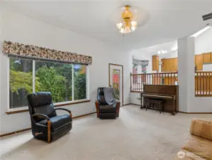 Family room off kitchen