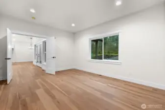 Spacious bonus room.