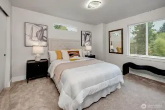 Third bedroom on upper level