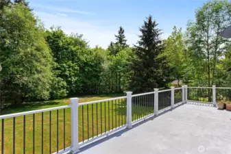 Beautiful views from this 2nd floor deck