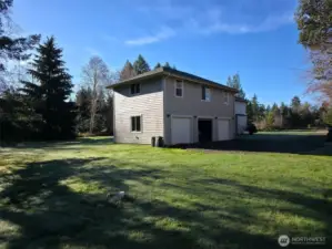 HUGE three car garage