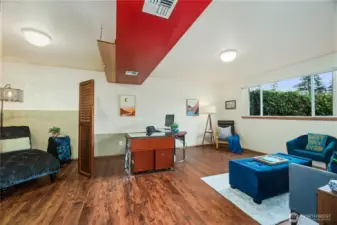 Downstairs rec room.