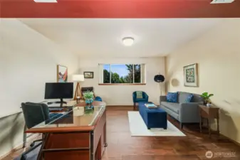 Downstairs rec room.