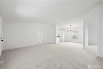 Vaulted ceilings and lots of light!