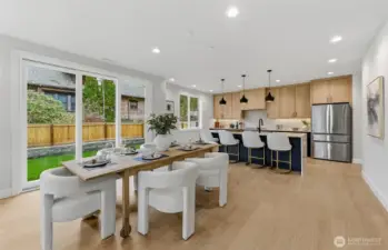 Dining area for your largest of crowds and celebrations