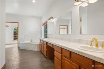 Huge primary bathroom