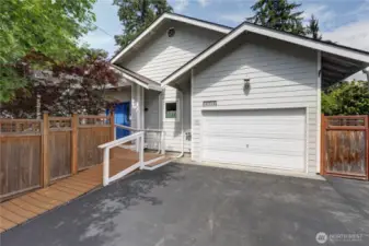 Ramped entry