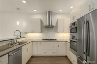 Bright and open kitchen