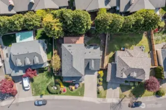House backs up to a retired community living area, so it is always quiet when enjoying the backyard
