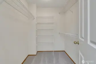 Huge walk in closet