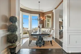 Dining room with a view!