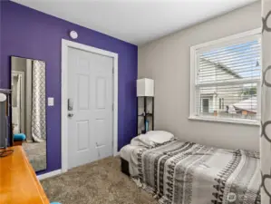 Guest Room with access to backyard.