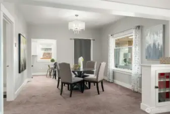 Main level dining room.