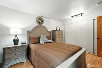 Wall of closets.