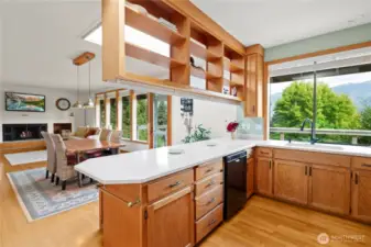 Enjoy beautiful views from the kitchen sink!