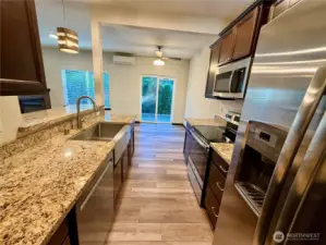Kitchen with eating space