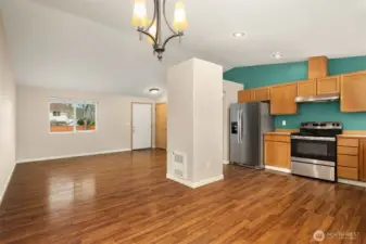 Breakfast Area looking back into family rooom