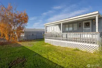 Some added privacy with mature trees/shrubs