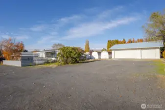 Metal roof on shop will increase the life of the building.