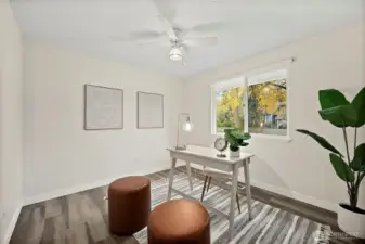 Great den space for office, craft room