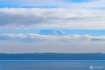 Mt. Rainier takes center stage when the clouds drift away!