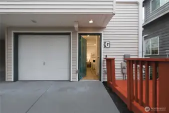 Quiet Courtyard Setting: Tucked away from the street for a serene, private atmosphere.