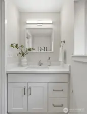 Half bath on main floor