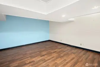 Recreation room on lower level