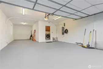 3 car tandem garage fully finished.  Yet it doesnt take up half the house with garage doors!