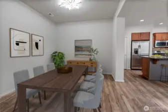 This photo is virtually staged