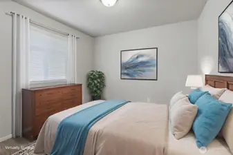 This photo is virtually staged