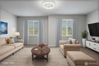 This photo is virtually staged