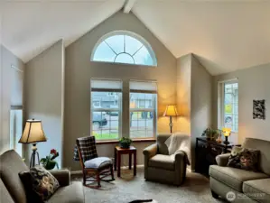 Vaulted ceilings add to the ambience!