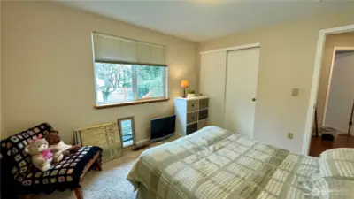 Nice spacious closet and tons of light!