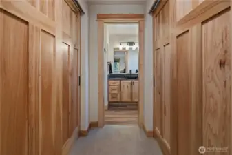 Primary double closets